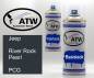 Preview: Jeep, River Rock Pearl, PCG: 400ml Sprühdose + 400ml Klarlack - Set, von ATW Autoteile West.